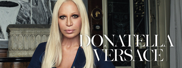 Donatella Versace biography, British Vogue